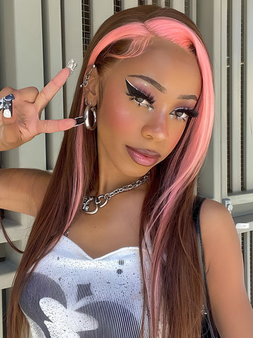 Glam Color Collection Straight Wig