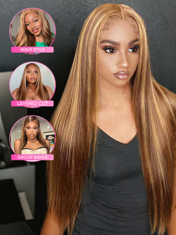 Glam Color Collection Straight Wig