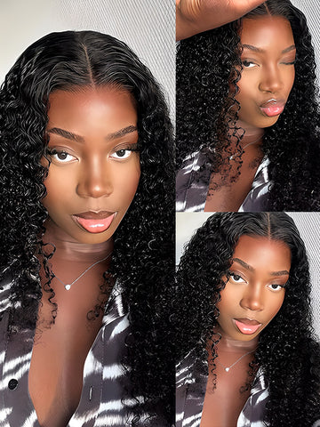Signature Human Hair Collection Curly 13X4 HD Lace Lace Front Wig
