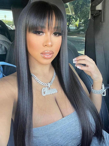 Premium Human Hair Collection Straight Wig