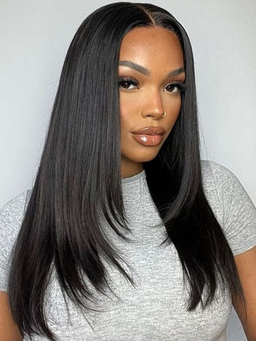 Premium Human Hair Collection Straight Wig