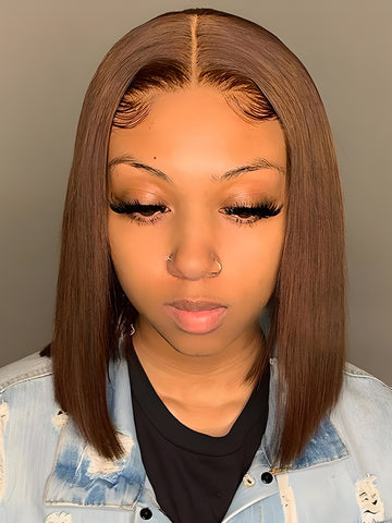 Melted Lace Front Collection Straight Bob Wig