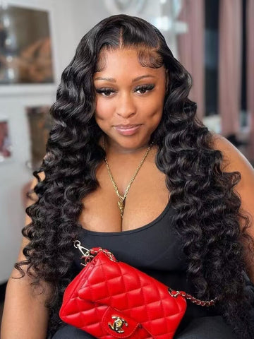 Premium No Lace Wigs Collection Glueless Human Hair Wigs Straight Wig Wear & Go Glueless