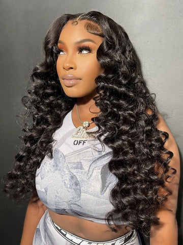 Premium No Lace Wigs Collection Glueless Human Hair Wigs Straight Wig Wear & Go Glueless