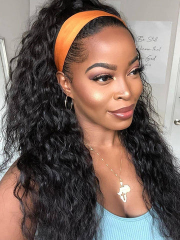 Signature No Lace Wigs Collection Headband Wigs Straight Wig