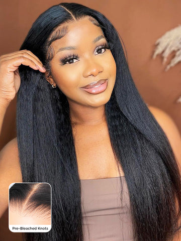 Sleek Straight Collection Kinky Straight Straight Wig