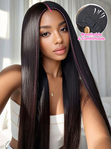 Everyday Synthetic Collection Pre Bleached Wear Go Wigs Straight Wig