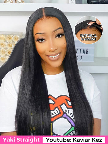 Classic Synthetic Collection Straight Pre-Bleached Knots Wig