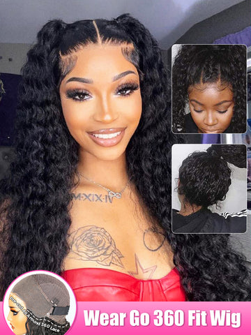 Premium Synthetic Collection Pre Bleached Wear Go Wigs Straight Lace Front Wig