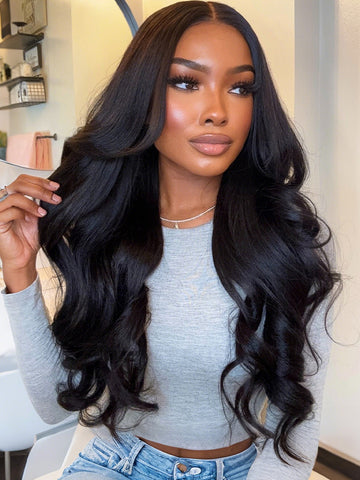 Premium Synthetic Collection Pre Bleached Wear Go Wigs Straight Wig